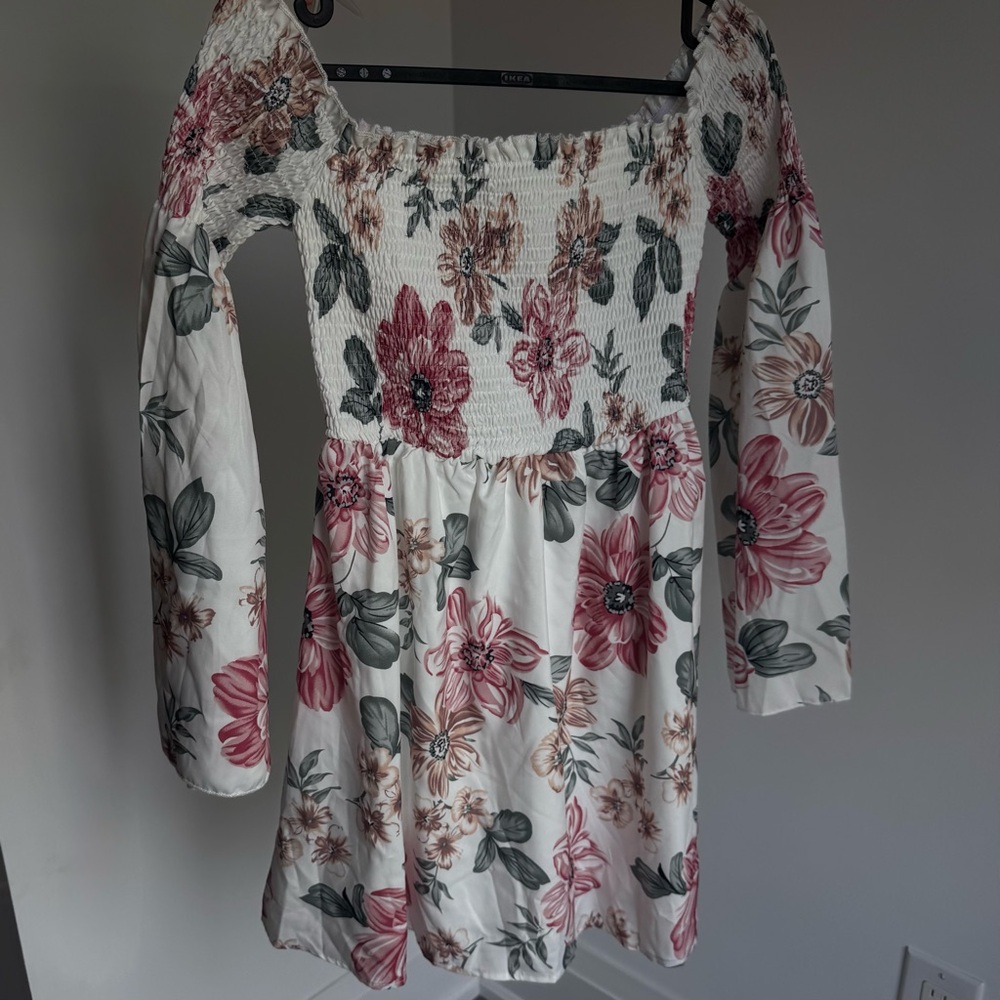SHEIN Floral Smocked dress